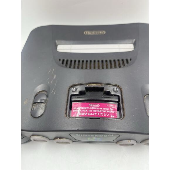 Nintendo 64 N64 Game Console Only NUS-001 Black - Tested & Working - Picture 5 of 13